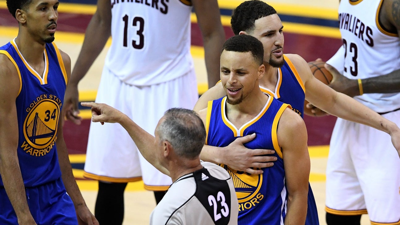 Here's why Steph Curry wasn't suspended for Game 7 after throwing his mouthpiece