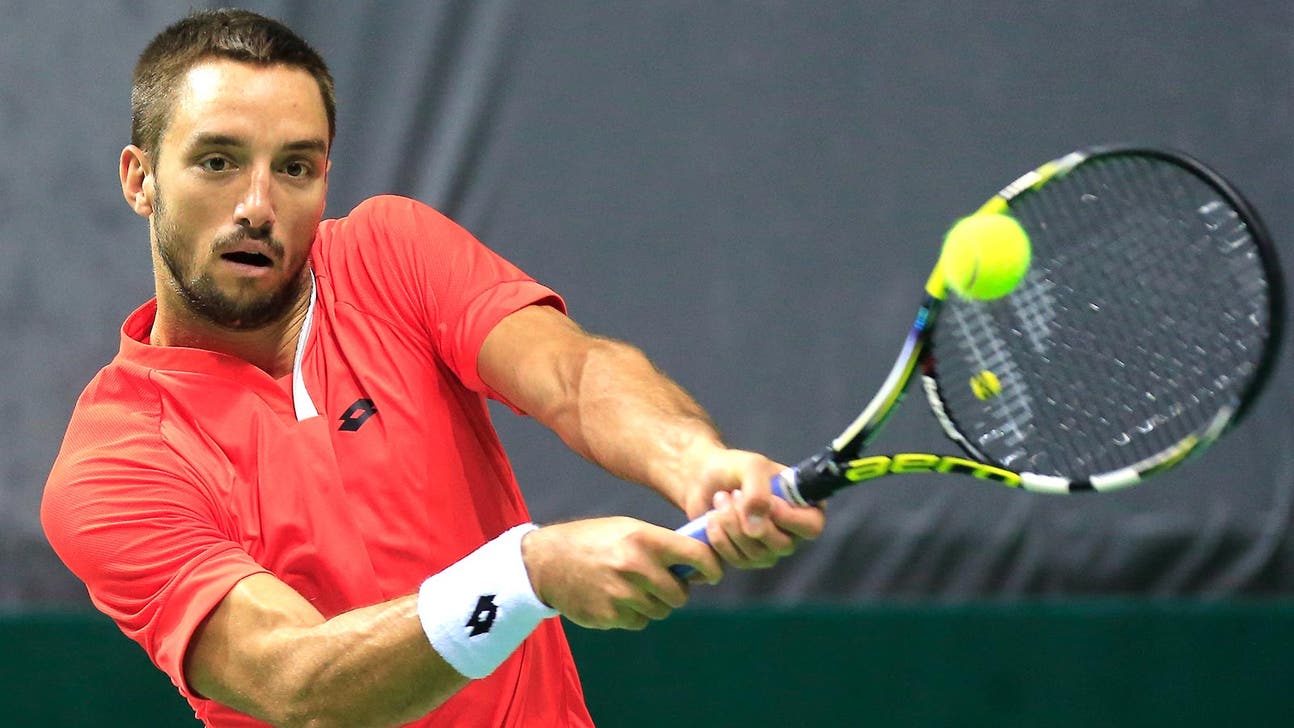 Serbia wins reverse singles to sweep Croatia in Davis Cup first round