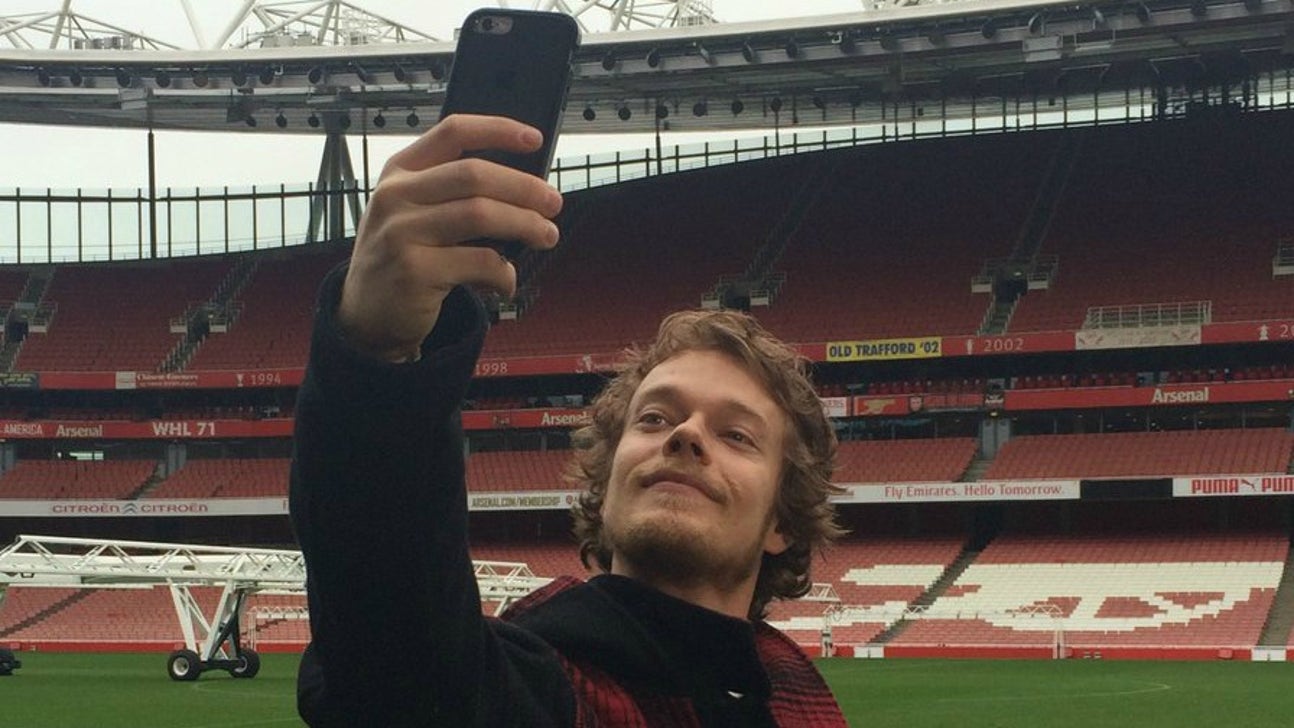 Game of Thrones' Theon Greyjoy visited Arsenal and had the best time ever