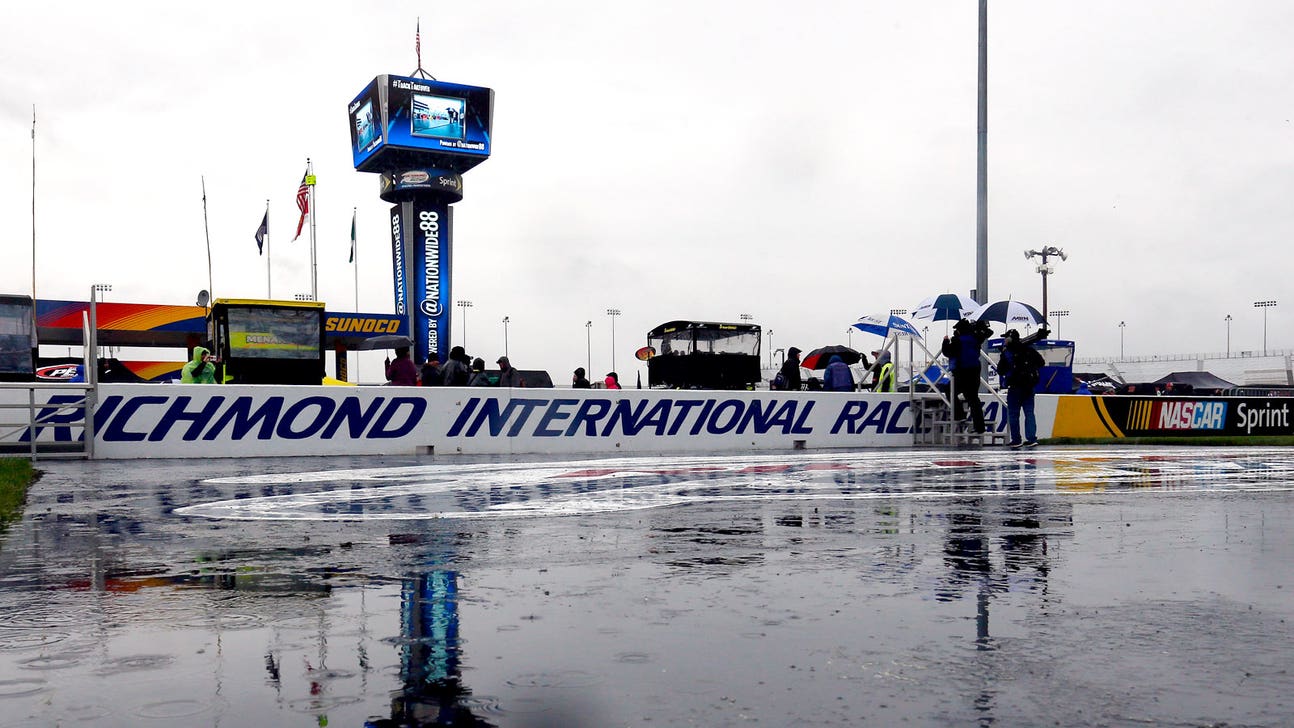 Rain forces postponement of Richmond race until 1 p.m. Sunday