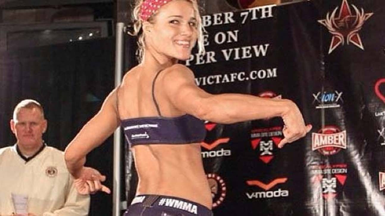 Future 'Ultimate Fighter' star Felice Herrig looking amazing in a bikini competition
