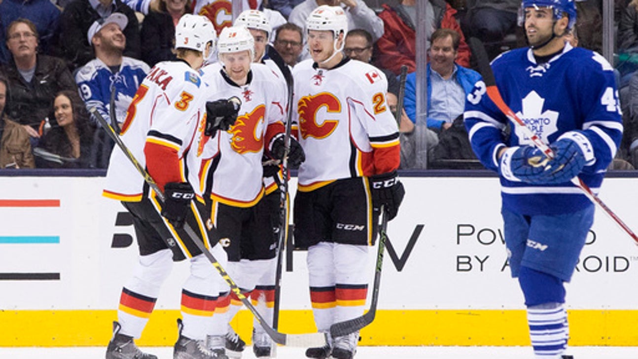 Maple Leafs topple Flames 5-2