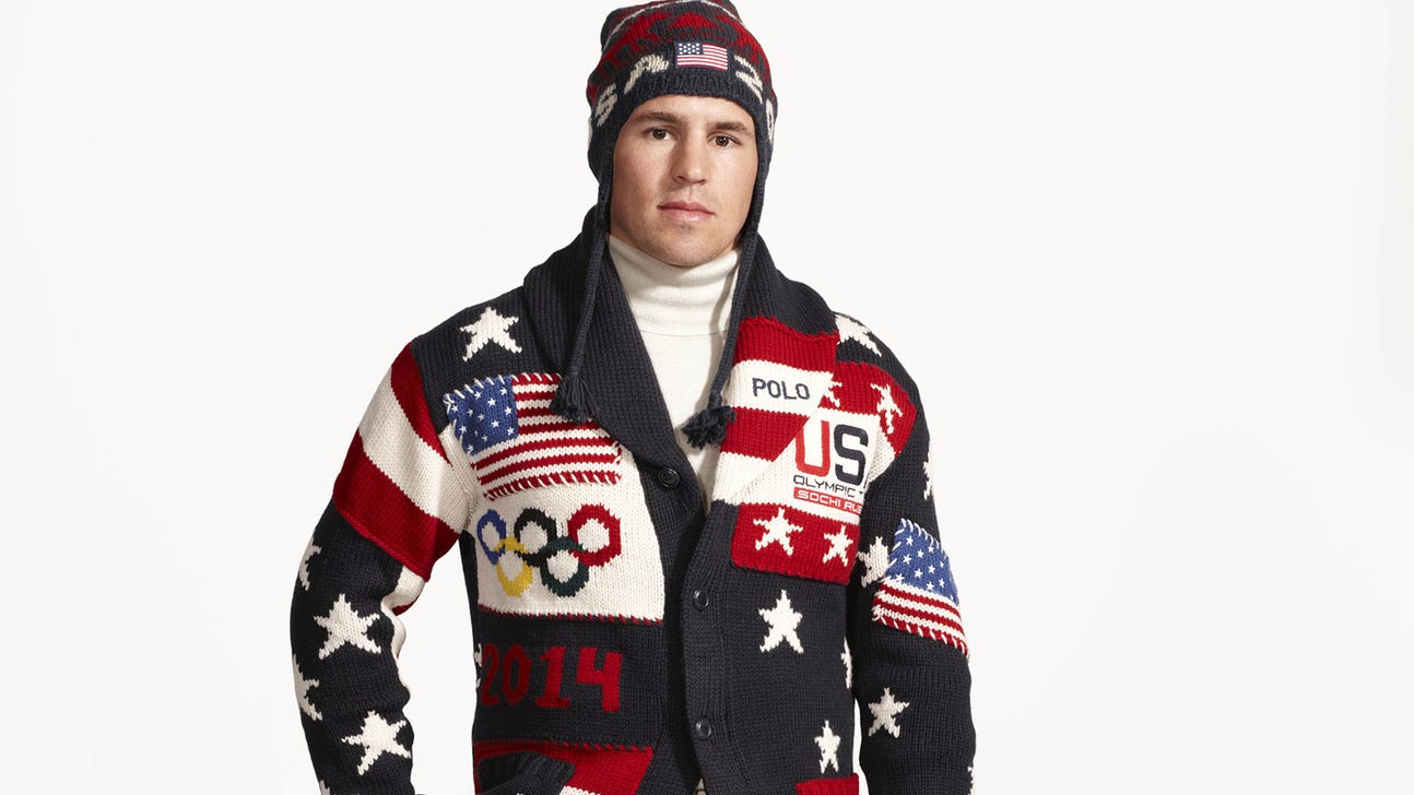 Team USA sweater model Parise ribbed by teammates