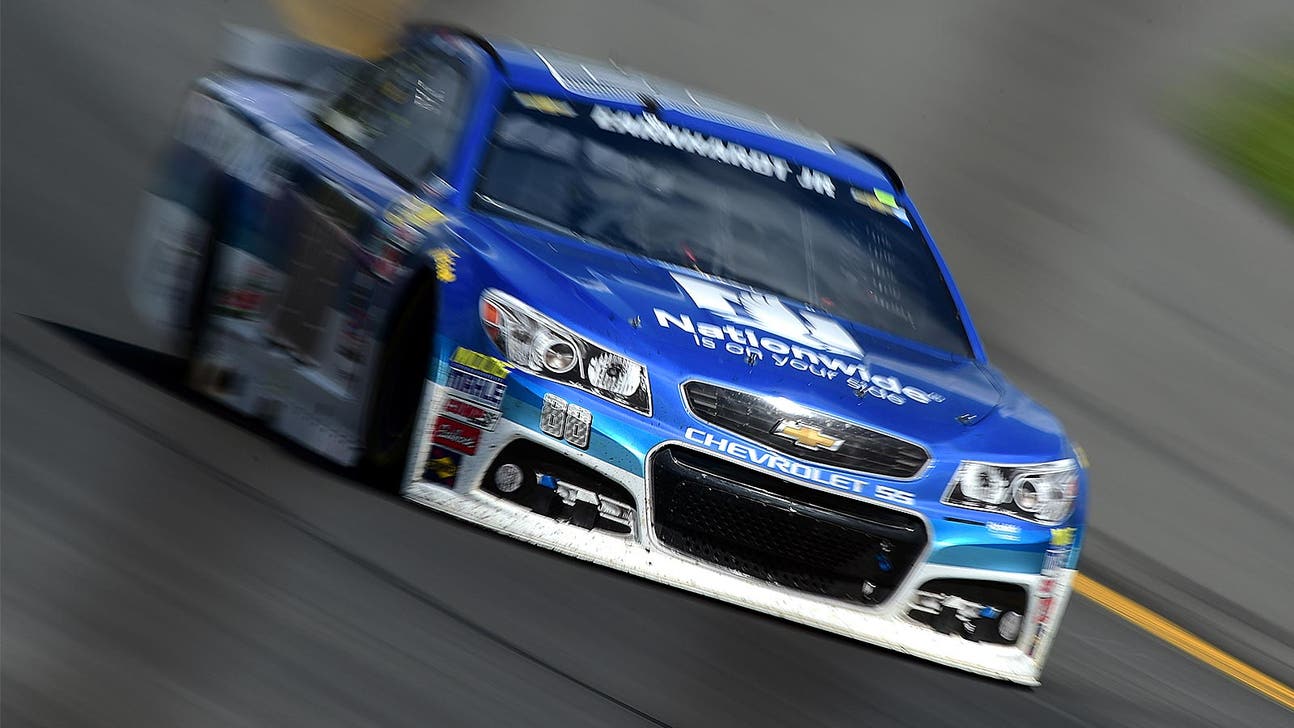 How fast did Dale Jr. go on Germany's unrestricted Autobahn?