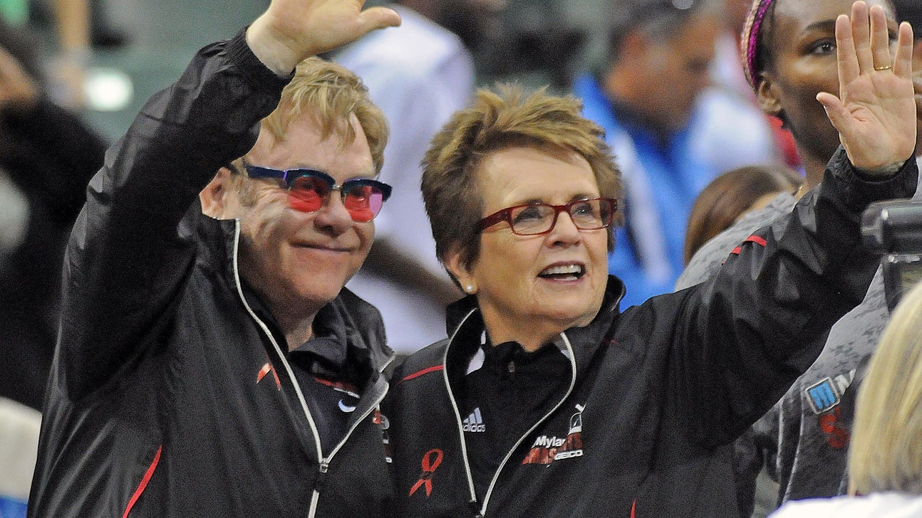 Billie Jean King, Elton John to host tennis match in London