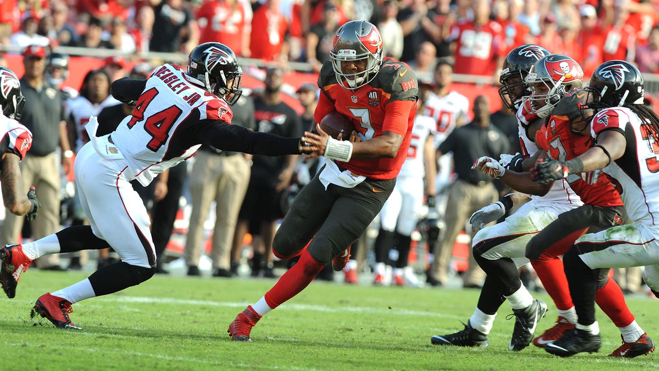 WATCH: Jameis Winston pinballs his way for incredible first down
