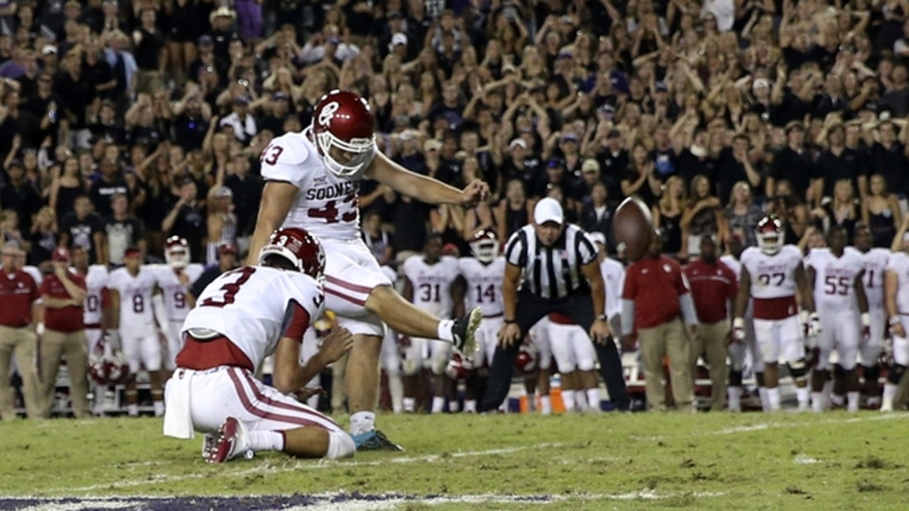 Oklahoma's Austin Seibert Named Big 12 Special Teams Player of Week