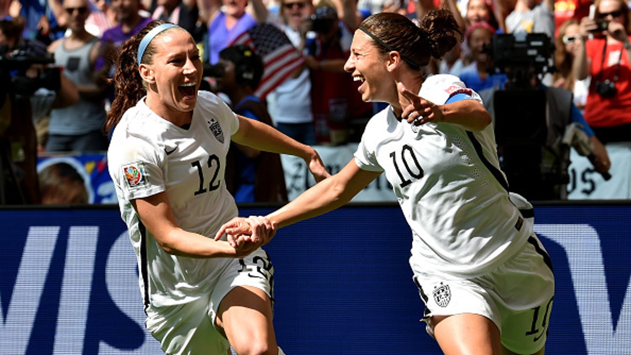 Carli Lloyd scores three World Cup goals in 17 minutes