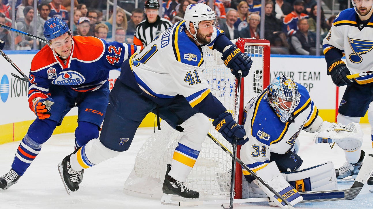 Blues place Bortuzzo on IR, recall Hunt from Wolves