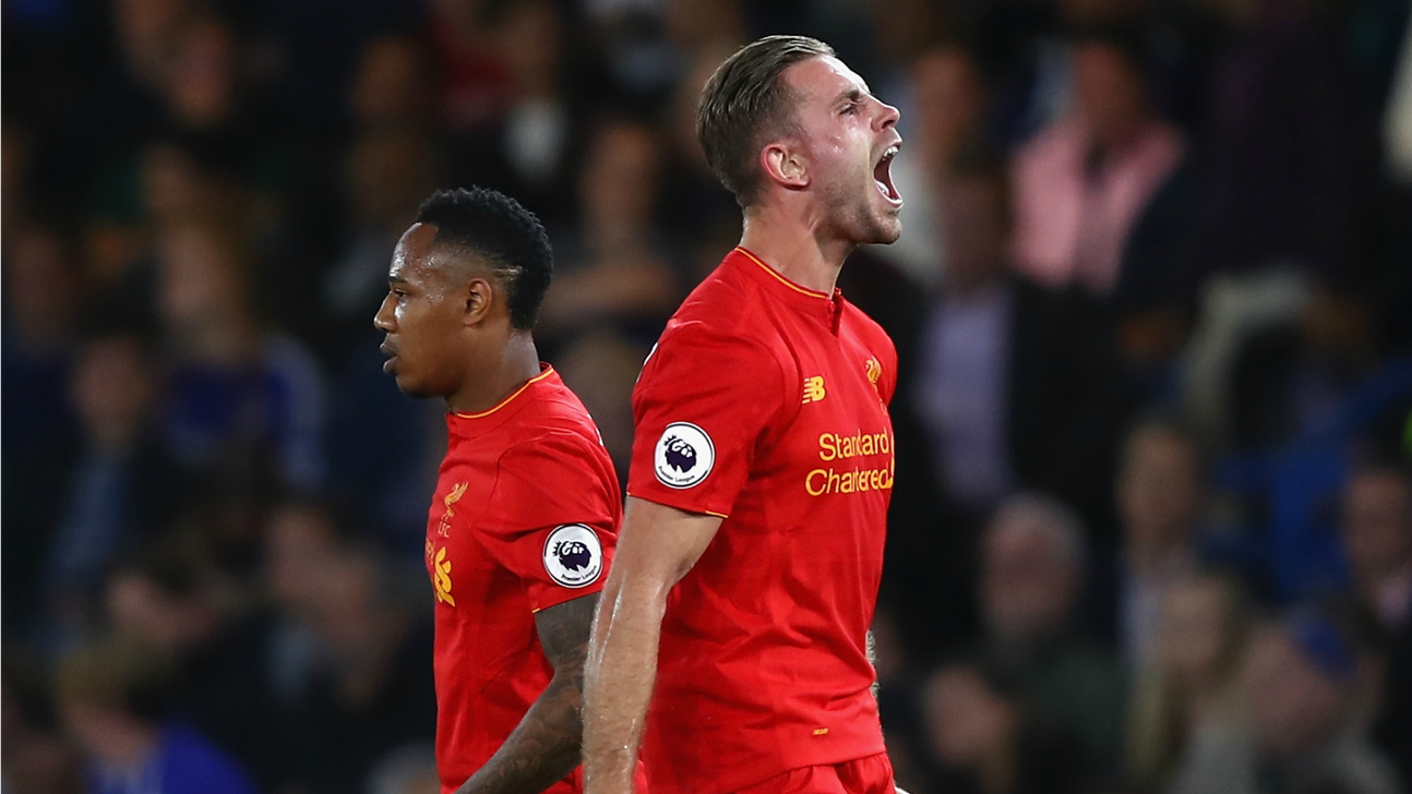 Watch Jordan Henderson's absurdly perfect 25-yard goal
