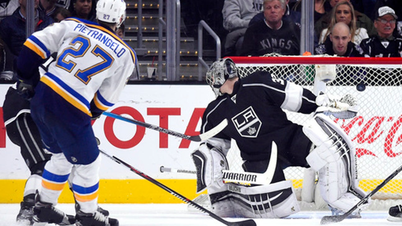 Brouwer's shootout goal lifts Blues past Kings, 2-1