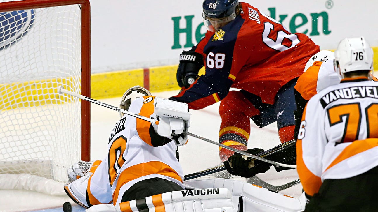 Mason's 'personal family matter' nets Flyers' Neuvirth start vs. Panthers