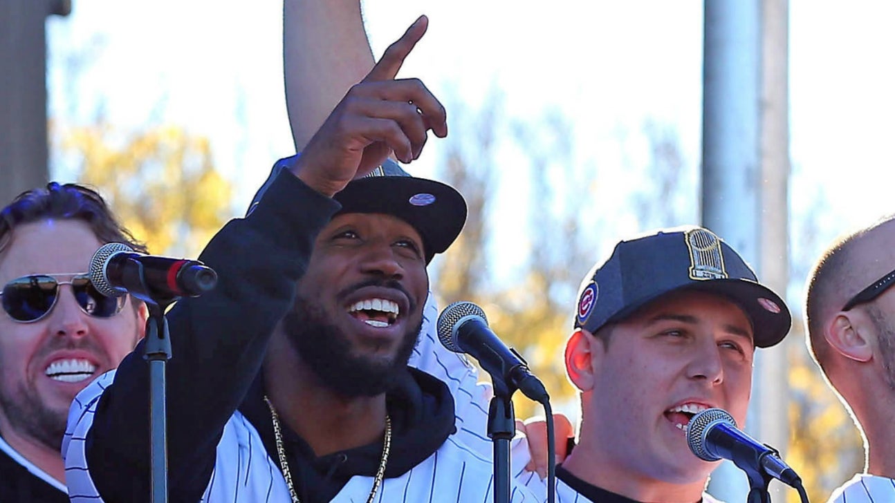 Anthony Rizzo's hilarious greeting to Dexter Fowler: 'I can't talk to you anymore'