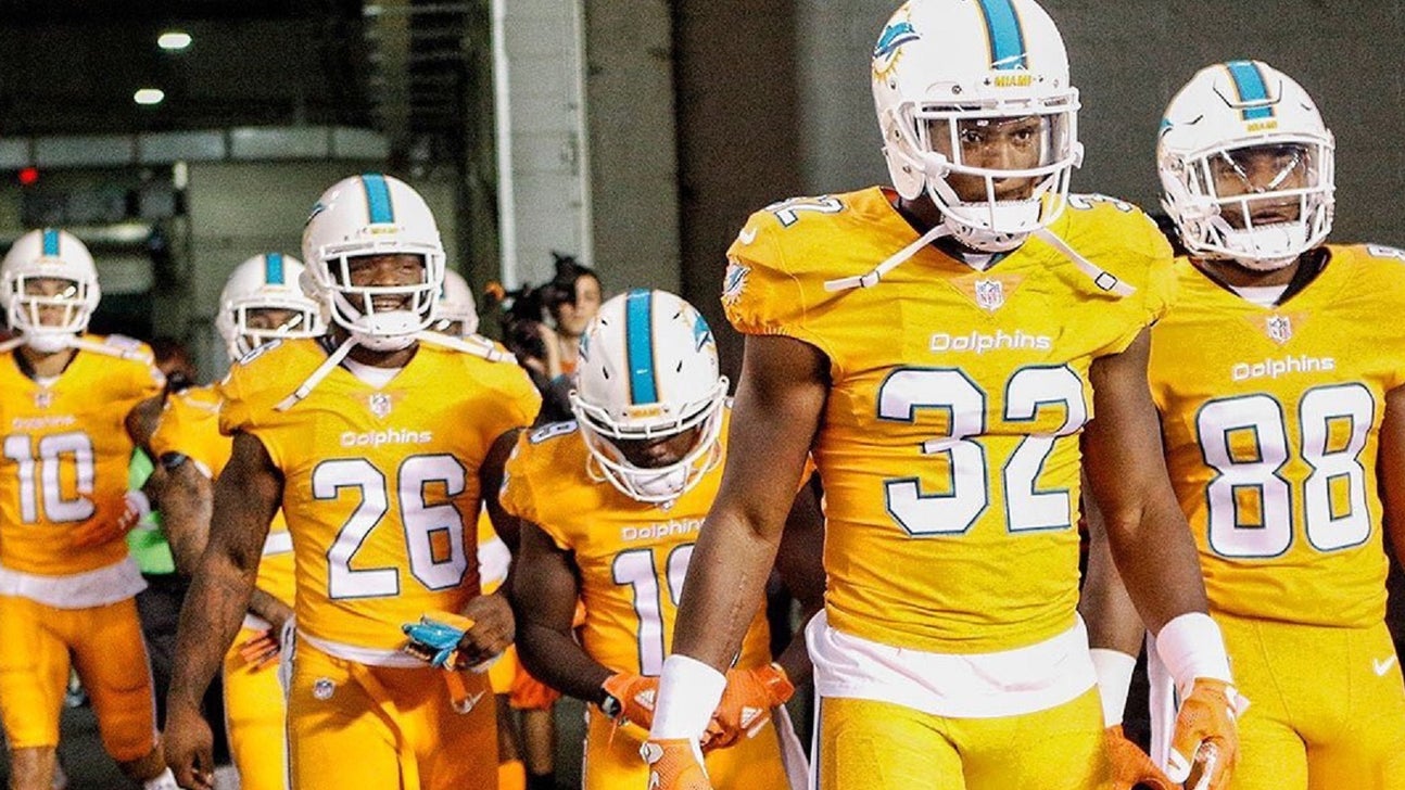 Dolphins' bright orange 'Color Rush' jerseys getting crushed on Twitter