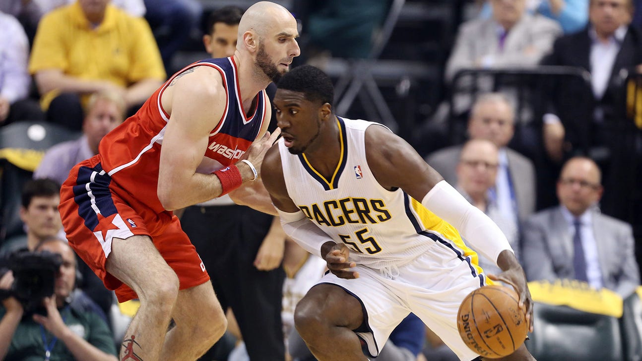 Hibbert leads Pacers past Wizards, 86-82 in Game 2