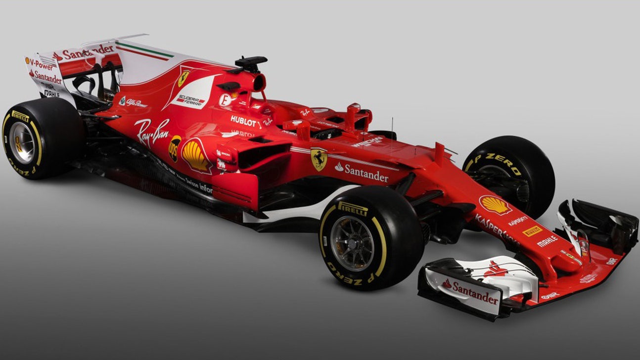 Ferrari shows new SF70H F1 car at Maranello