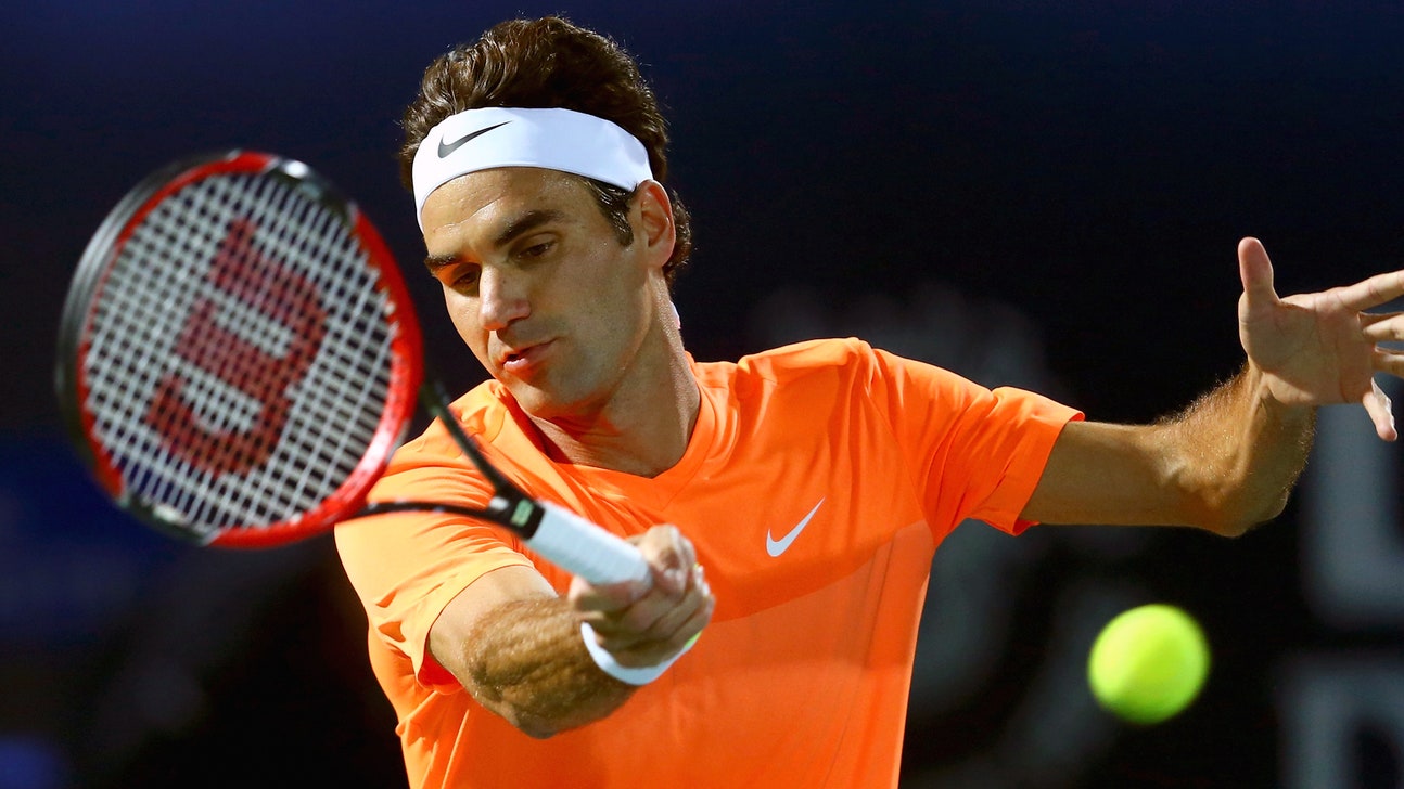 Defending champ Roger Federer tops Mikhail Youzhny in Dubai