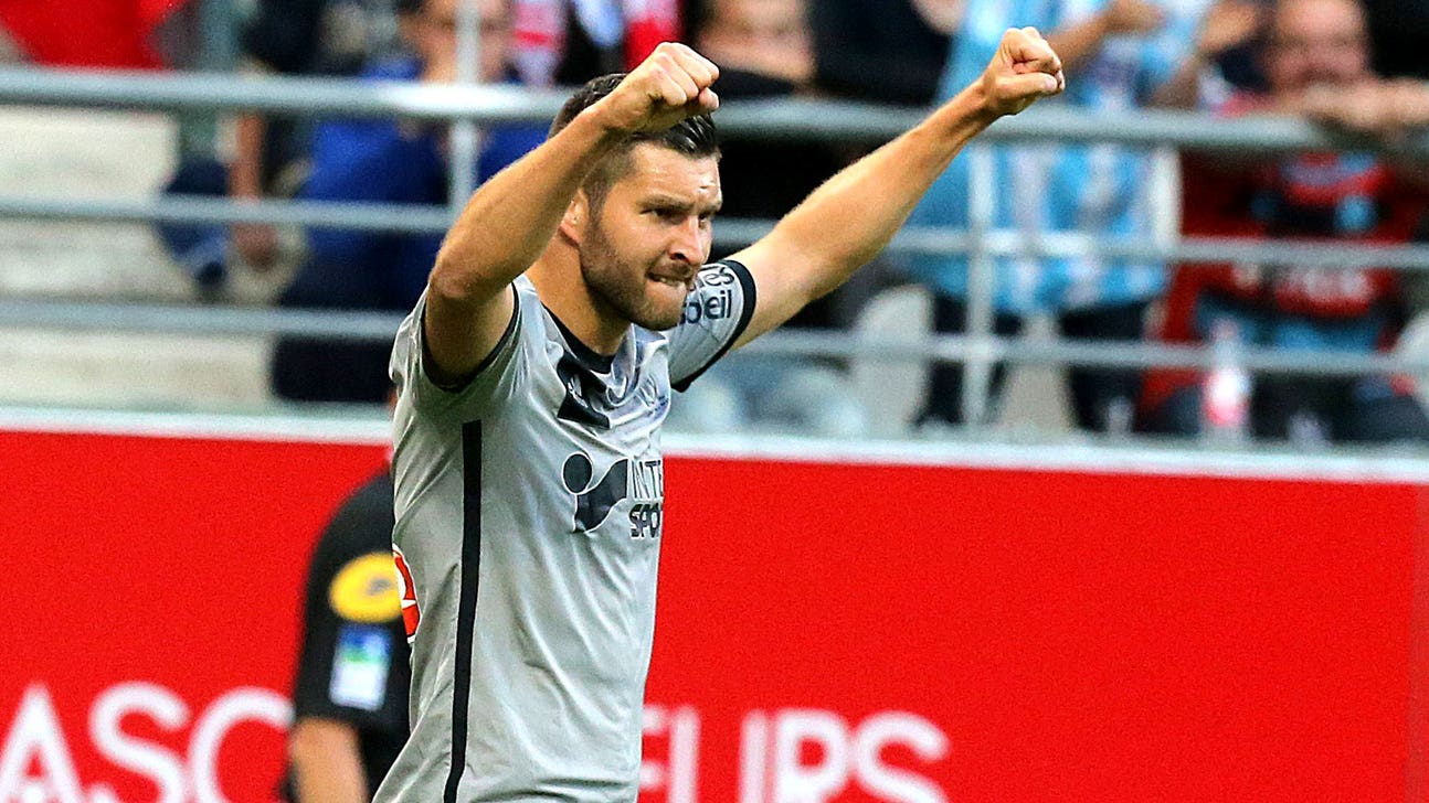Andre-Pierre Gignac gets double as leader Marseille routs Reims
