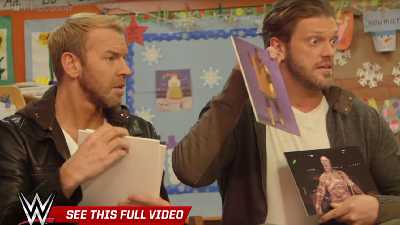 Edge and Christian show little kids the weirdest WWE wrestlers ever