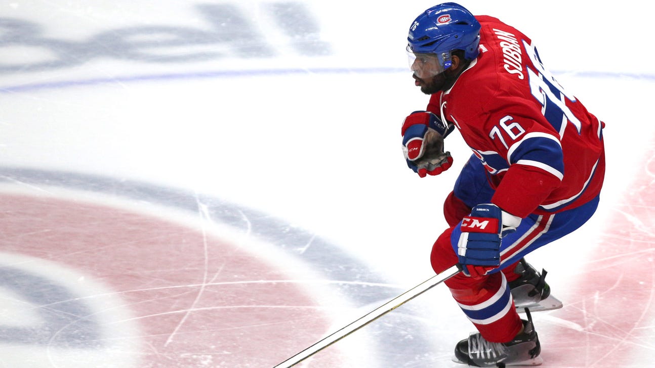 Subban dresses as Jagr, salutes the crowd