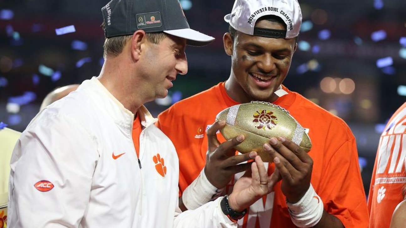Deshaun Watson reacts to Dabo Swinney's Michael Jordan comparison