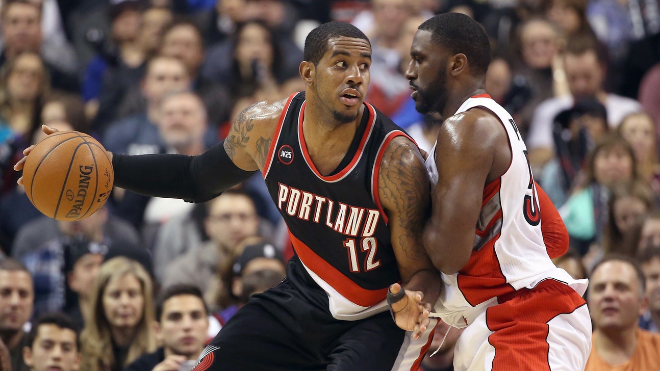 LaMarcus Aldridge double-double lifts Blazers over reeling Raptors