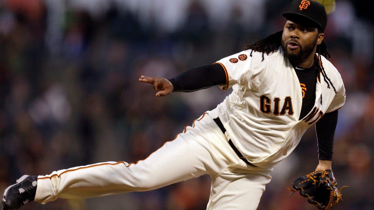Cueto retires 17 straight as Cardinals fall 6-2 to Giants