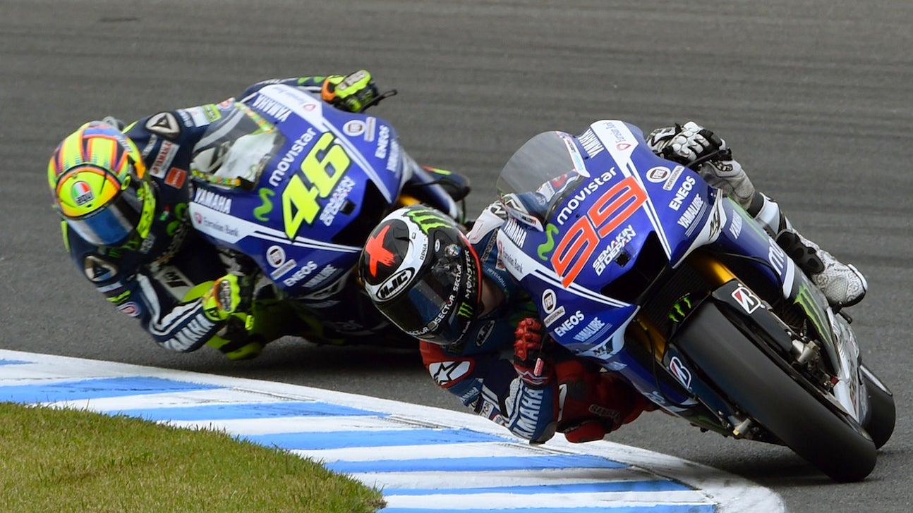 Lorenzo vs Rossi battle for second in the championship rages on