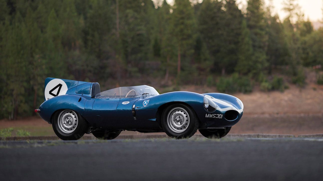 1956 Le Mans winning Jaguar and first Shelby Cobra sell at auction