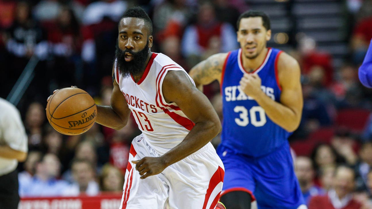 Harden's late shot lifts Rockets past 76ers