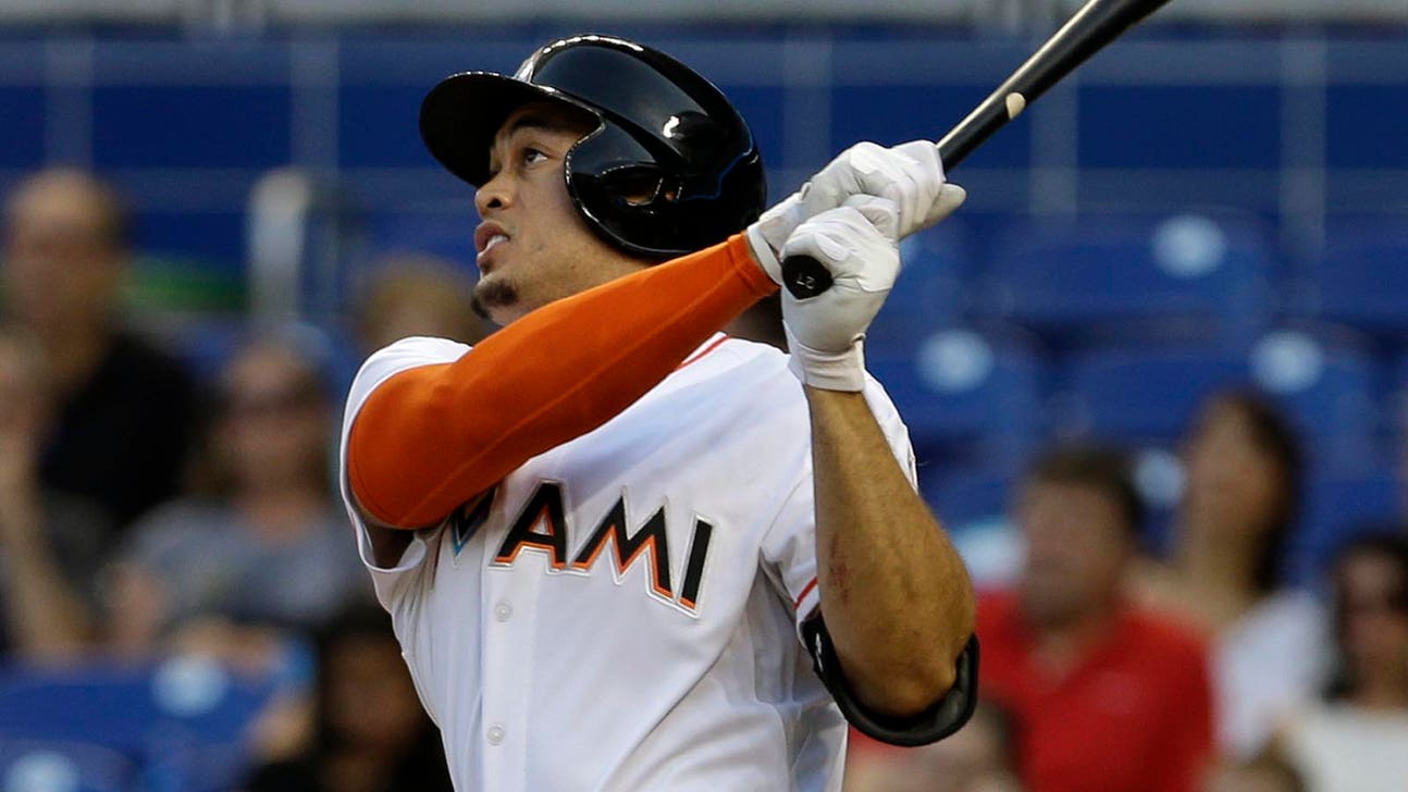 Marlins' Stanton sits fourth among NL outfielders in All-Star voting
