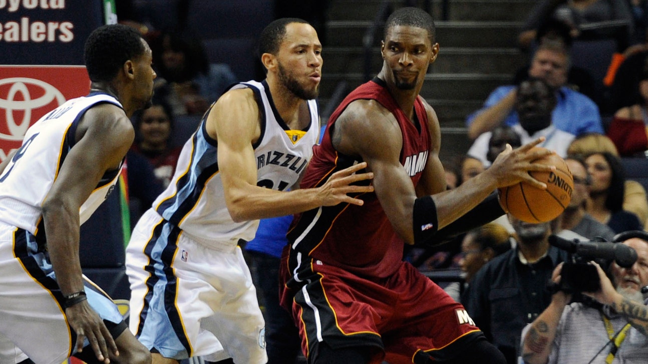 Chris Bosh, Dwyane Wade help Heat close out preseason with win over Grizzlies