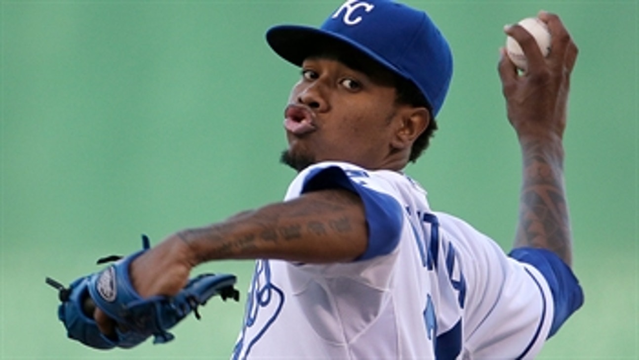 Yordano Ventura was the starting pitcher in Andy Marte's final MLB game