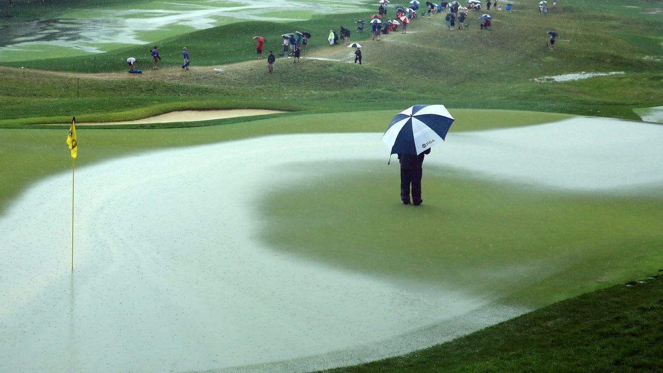 PGA Championship set to resume after heavy rain delay at Valhalla