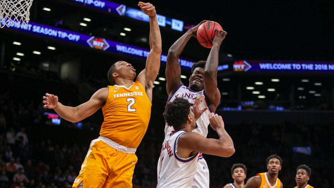 Kansas claims NIT Tip-Off title over Tennessee, winning 87-81 in overtime