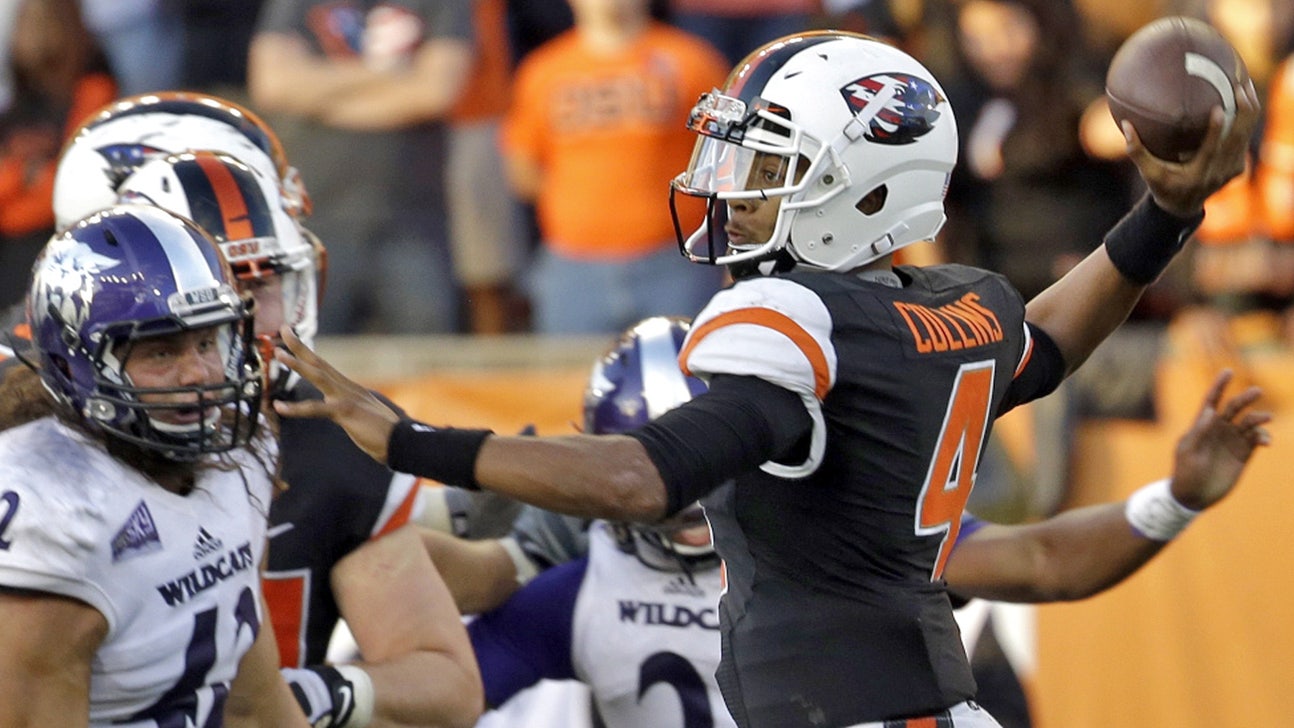 Does Oregon State have a QB controversy between Seth Collins and Nick Mitchell?