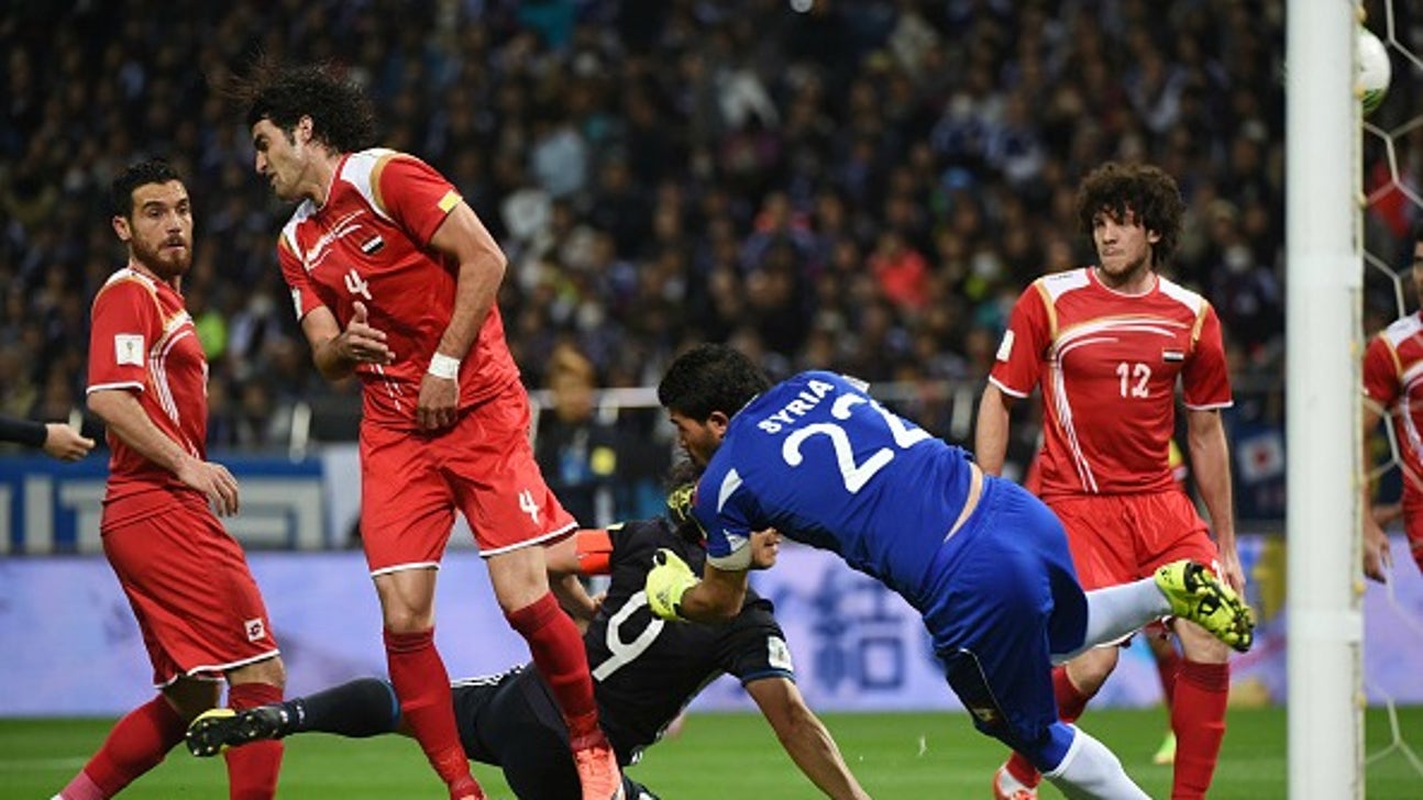 Syria kick-start Japan shellacking with comedic own goal