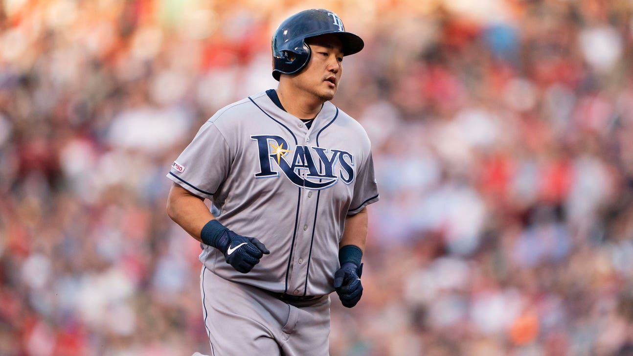 Rays place 1B Ji-Man Choi on 10-day IL with strained left ankle, recall IF Mike Brosseau