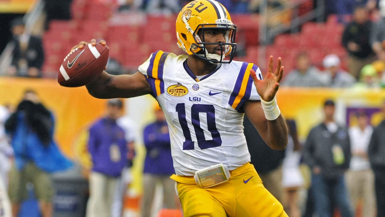 Les Miles says LSU will open with two quarterbacks vs. Wisconsin
