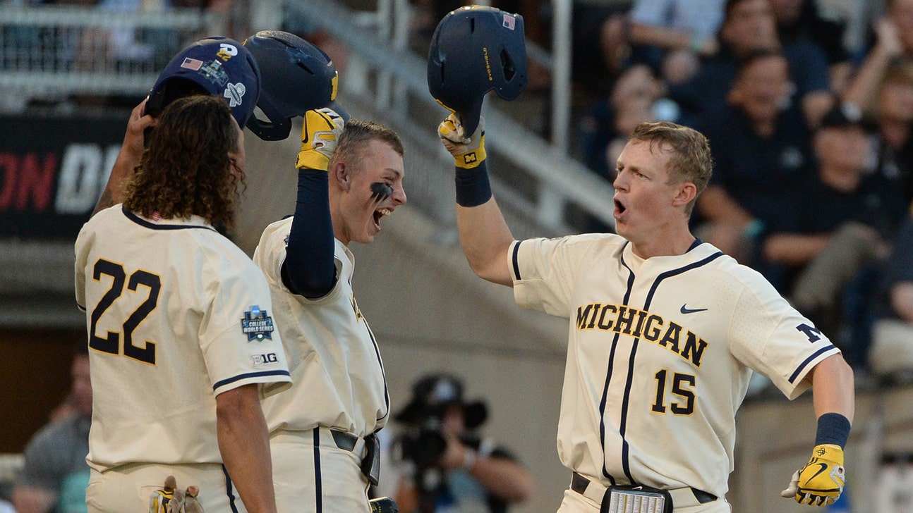 Jimmy Kerr, Tommy Henry lead Michigan to 7-4 win over Vanderbilt in CWS