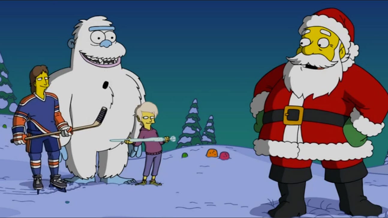Wayne Gretzky made a cameo on 'The Simpsons'