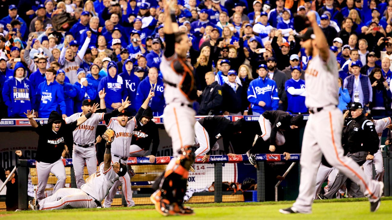 Giants pass on the World Series torch to the Royals with pizza