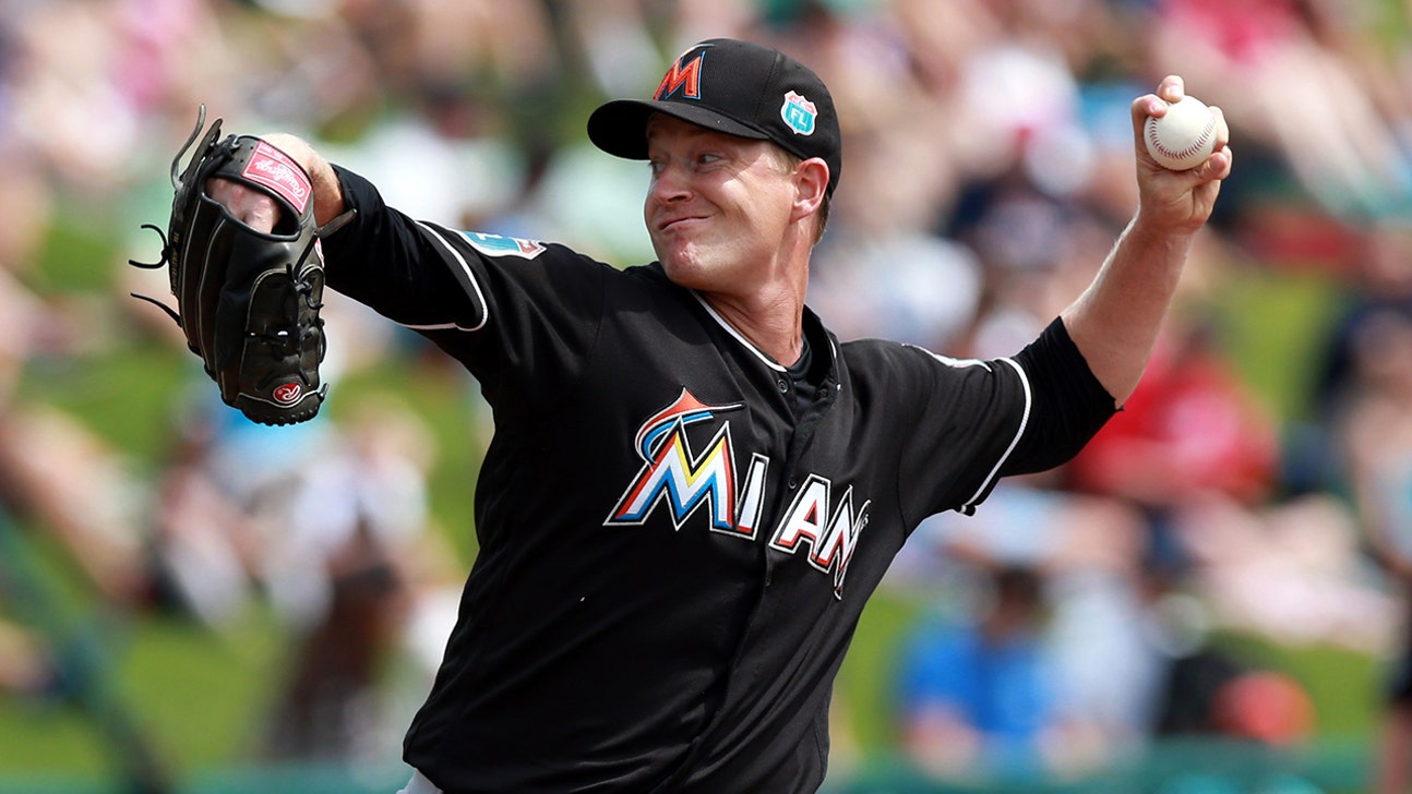 Starter Chris Narveson gives up 3 runs in Marlins 6-5 loss to Braves