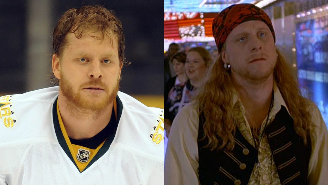 Yeah, you saw Steve Ott's face before he became a Blue -- in 'Dodgeball'