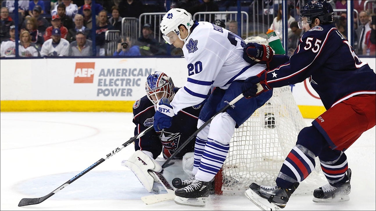 Bobrovsky has 35 saves, Blue Jackets rout Maple Leafs, 5-0