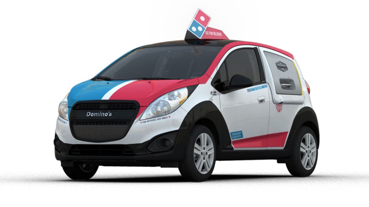 Domino's unveils custom pizza delivery car