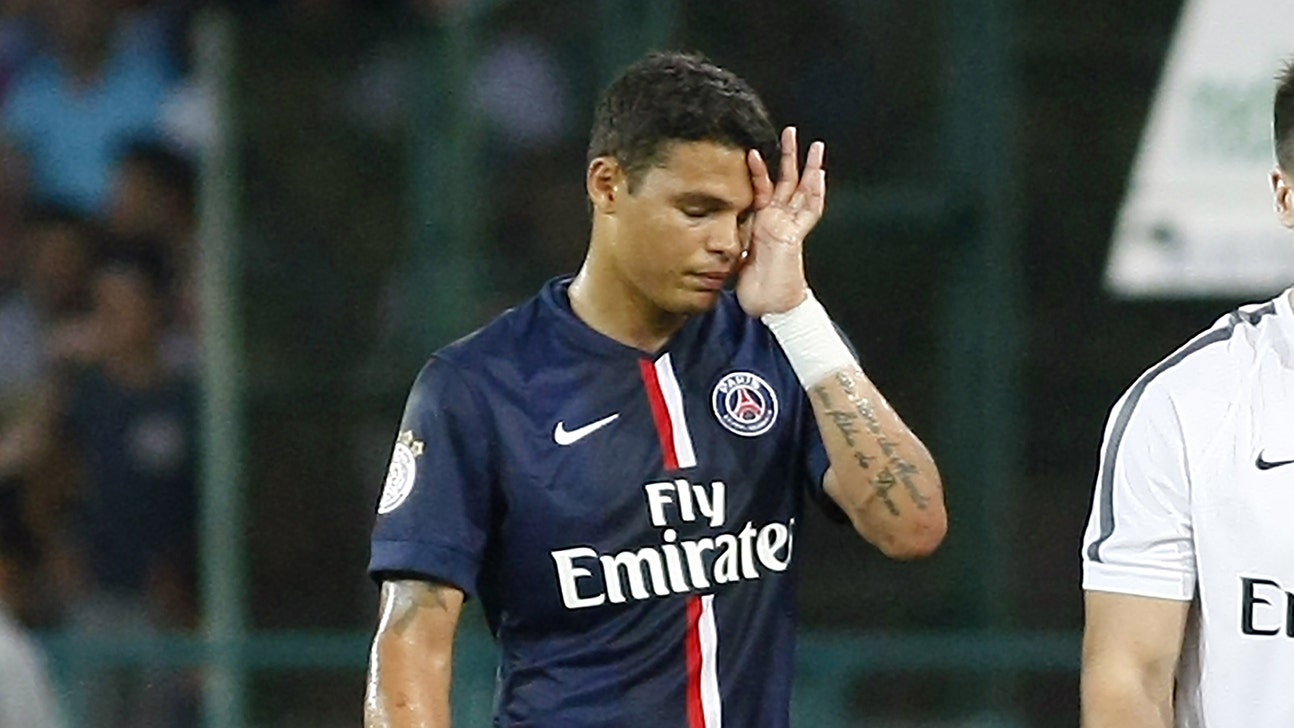 Paris Saint-Germain await news on injury to skipper Thiago Silva