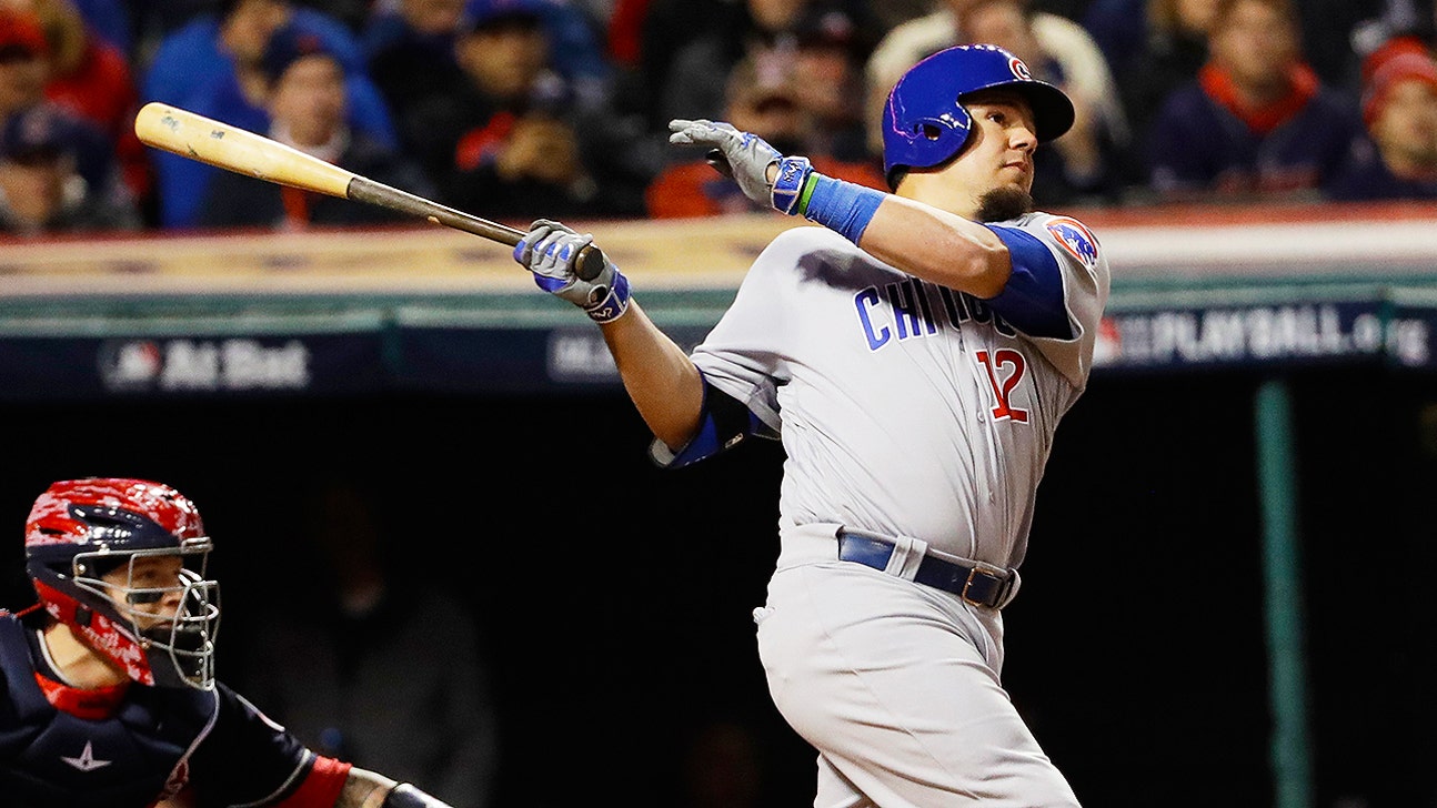 Kyle Schwarber was a bright spot in the Cubs' Game 1 loss to the Indians