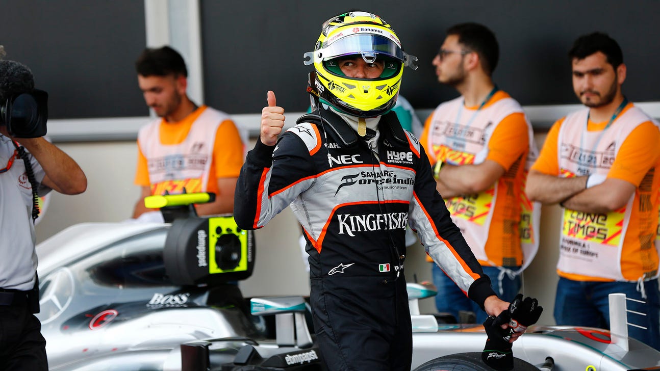 Sergio Perez qualified second for F1 race, but will start seventh