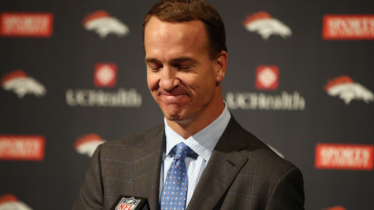 Peyton Manning zings Eli with a joke at his retirement press conference